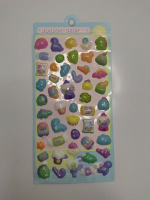 Fluffy kawaii sticker set_img_5