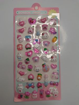 Fluffy kawaii sticker set_img_6