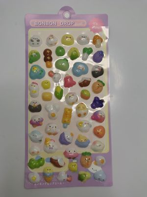 Fluffy kawaii sticker set_img_8