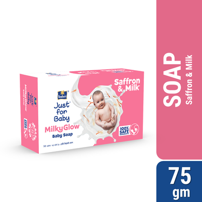 Parachute Just for Baby - Milky Glow Saffron & Milk Soap 75 gm_img_0
