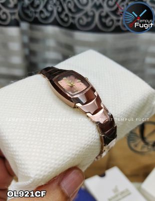 OLEVS 7006 Ladies Chain Watch- Coffee Dial- Coffee Bezel- Coffee Chain- TF Code OL921CF_img_11