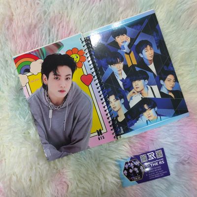 Medium Notebook-Blue OT7 And Jungkook_img_0