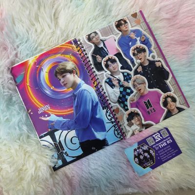 Medium Notebook-OT7 Border And Jimin_img_0