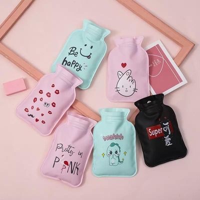 1 Pc Baby (Mini Hot Water bag) Heater Soft Velvet Bag 15*9.5Cm Multicolor. - Hot Water Bag_img_0