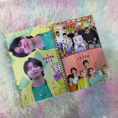 Large Notebook-Festa Double OT7 & Taehyung Yellow_img_0