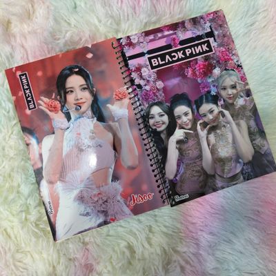 Large Notebook-BlackPink Group & Jisoo Red_img_0