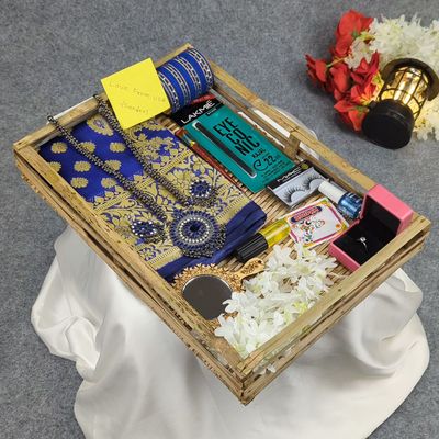 Premium Silk Katan Saree Combo Set - Lavender_img_4