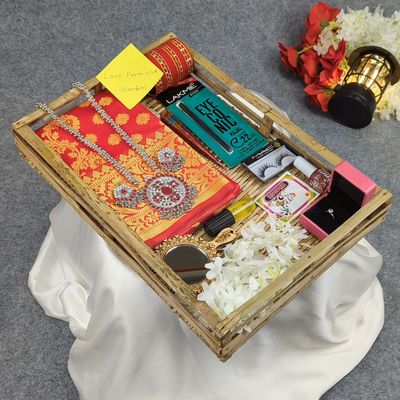 Premium Silk Katan Saree Combo Set - Lavender_img_6