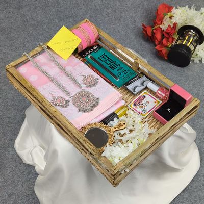 Premium Silk Katan Saree Combo Set - Lavender_img_8