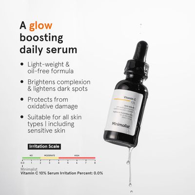 Minimalist 10% Vitamin C Face Serum – For Dull Skin, Dark Spots & Uneven Skin Tone_img_2