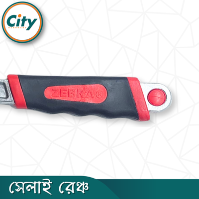 ১ পিস সেলাই রেঞ্চ ৬, ৮ অথবা ১০ ইঞ্ছি সাইজের সামঞ্জস্যযোগ্য ক্রোম সফট রাবার গ্রিপ হ্যান্ডেল সহ_img_3