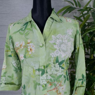Mint Green Floral Printed 2-Piece Cord Set_img_2