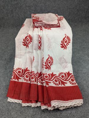 Festive Special Premium Half-Silk Print Saree Combo_img_2