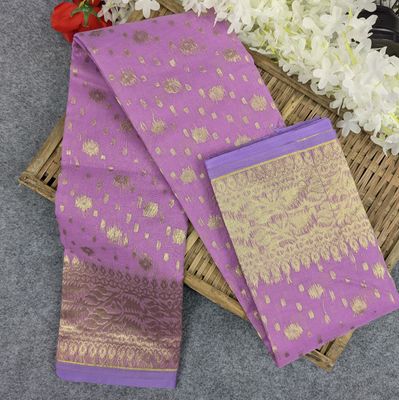 Half Silk Jamdani Saree (Multiple Colors Available)_img_2