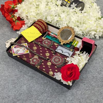 Premium Half Silk Jamdani Saree Combo Set_img_3