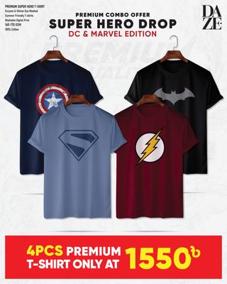 SH48 Super Hero Combo T-shirt_img_0