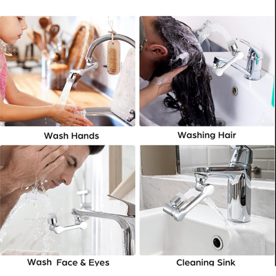 1080° Universal Swivel Basin & Sink Tap Extender (2Pc Free Delivery)_img_0