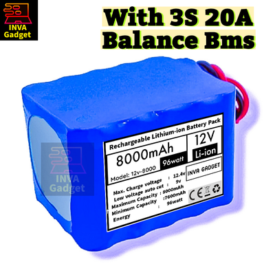 8,000mAh-12V Lithium-Ion Battery Pack_img_0