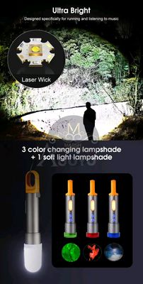 💥Auoyo Multifunctional COB Warning Zoomable Flashlight_img_10