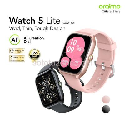 oraimo Watch 5 Lite 2.01" HD Bluetooth Calling Smart Watch (OSW-804)_img_5