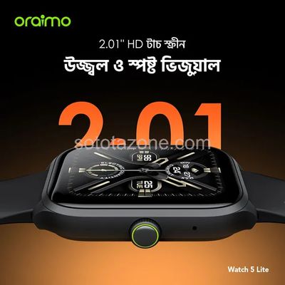 oraimo Watch 5 Lite 2.01" HD Bluetooth Calling Smart Watch (OSW-804)_img_6