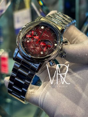 PATEK CHRONO SILVER CHAIN RED WINE DIAL_img_0
