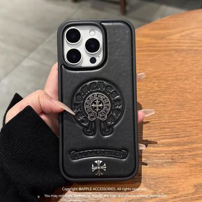 Premium Leather Metal Logo Case_img_0