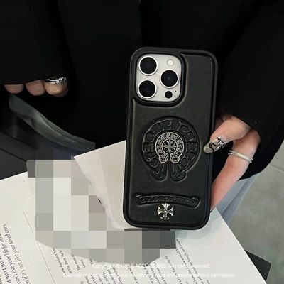 Premium Leather Metal Logo Case_img_3