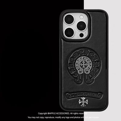 Premium Leather Metal Logo Case_img_4