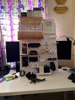 22×30 Square Inch Melamine PegBoard – Premium Wall Organizer_img_2