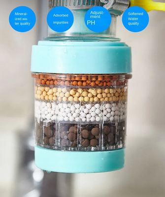Faucet Filter Kitchen Household Water Purification Tool Six-layer Splash Proof Universal Shower Extension Filter_img_2