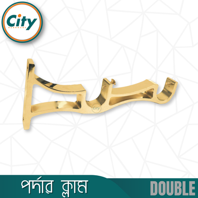 ১ পিস ডাবোল পর্দার ক্ল্যাম পর্দার পাইপ হোল্ডার সাইড ক্লাম্প ১ ইঞ্চি পাইপের জন্য গোল্ডেন রঙের অ্যালুমিনিয়াম পর্দার ক্লাম_img_1