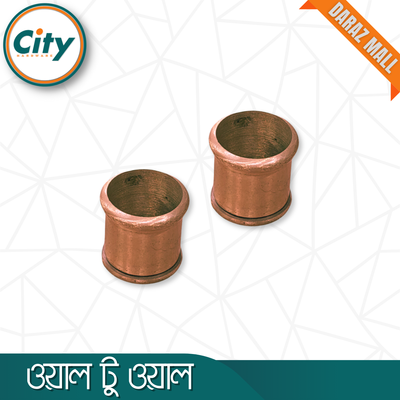 ২ পিস অ্যান্টিক পালিশ করা দেয়ালের পর্দা পাইপ সকেট ১ ইঞ্চি পাইপের জন্য_img_1