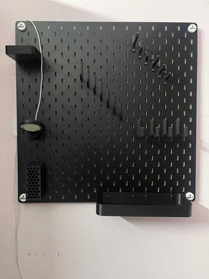 22×22 Square Inch Melamine PegBoard – Premium Wall Organizer_img_7