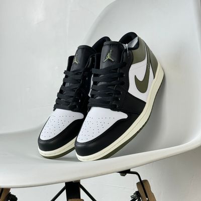Air Jordan 1 Low GS 'Black Toe Medi Olive' (1:1)_img_0