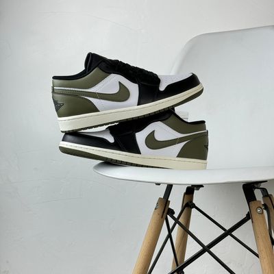 Air Jordan 1 Low GS 'Black Toe Medi Olive' (1:1)_img_1