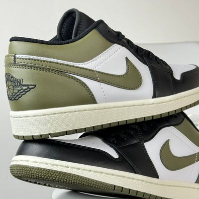 Air Jordan 1 Low GS 'Black Toe Medi Olive' (1:1)_img_2