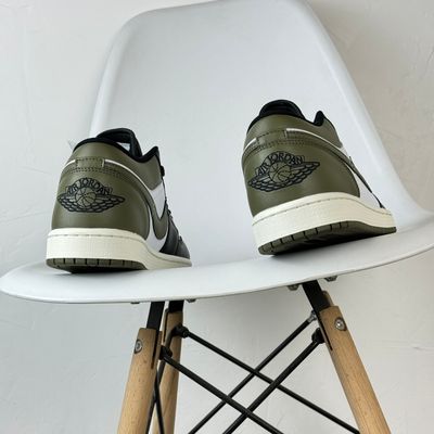 Air Jordan 1 Low GS 'Black Toe Medi Olive' (1:1)_img_5