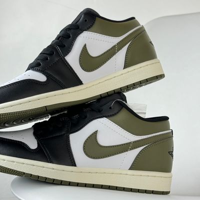 Air Jordan 1 Low GS 'Black Toe Medi Olive' (1:1)_img_6