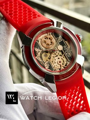 JACOB & CO CR7 AUTO SILVER CASE RED BELT_img_1