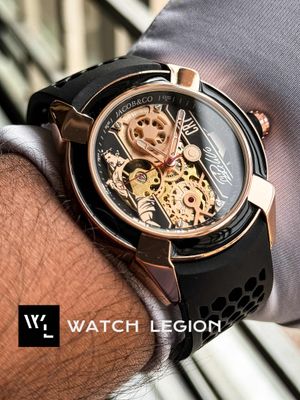 JACOB & CO CR7 AUTO ROSE GOLD CASE BLACK BELT_img_2