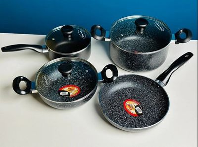 Kiam 7 Pieces Marble Die-Casting Cookware_img_1