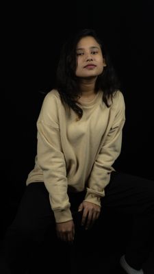 Unisex Beige Dropshoulder Sweatshirt_img_0