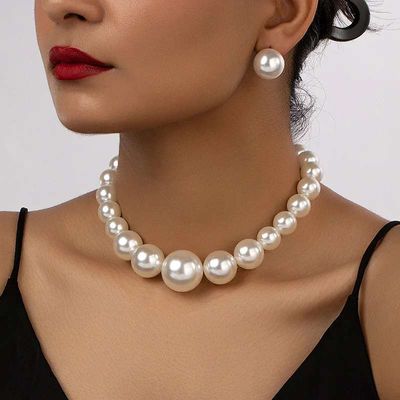 Big Pearl Necklace set D1_img_0