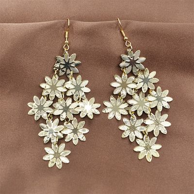 Flower Drop dangle earring_img_1