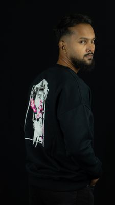 Black drop shoulder sweatshirt_img_0