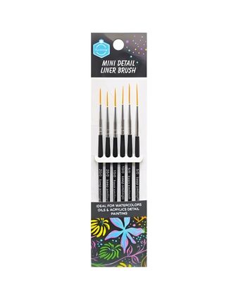 Keep Smilling Mini Detail Liner Brush 6pcs Set_img_0