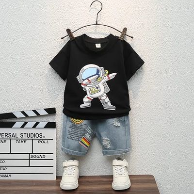 Denim Shorts & T-shirt set_img_2