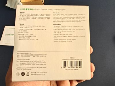 Ugreen Sound Card USB Audio Interface External 3.5mm Microphone Audio Adapter Soundcard for Laptop PS4 Headset USB Sound Card_img_1