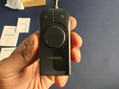 Ugreen Sound Card USB Audio Interface External 3.5mm Microphone Audio Adapter Soundcard for Laptop PS4 Headset USB Sound Card_img_2
